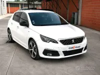 Usata Peugeot 308 GT-line 131 CV (96 kW) 2018 Bianco Berlina