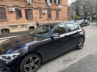 Usata BMW 118 Sport Line 150 CV (110 kW) 2017 Nero Utilitaria