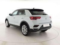 Usata VW T-Roc Advance 150 CV (110 kW) 2020 White silver metallizzato nero SUV