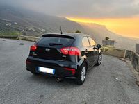 Usata Kia Rio Active 75 CV (55 kW) 2017 Nero Berlina
