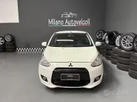 Usata Mitsubishi Space Star Intense 71 CV (52 kW) 2014 Bianco Monovolume