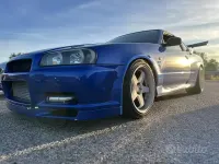 Usata Nissan Skyline 300 CV (220 kW) 1999 Blu Coupé