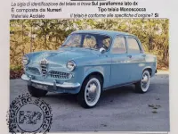 Usata Alfa Romeo Giulietta 50 CV (36 kW) 1956 Blu/azzurro Berlina