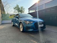 Usata Audi A3 Advanced 150 CV (110 kW) 2021 Blu atollo metallizzato Berlina