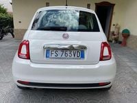 Begagnad Fiat 500 Lounge 69 HK (50 kW) 2018 Vit Halvkombi