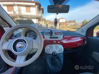 Usata Fiat 500 Lounge 69 CV (50 kW) 2010 Rosso Utilitaria