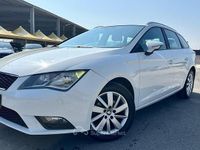 Usata Seat Leon ST Style 105 CV (77 kW) 2014 Bianco Station wagon