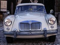 Usata MG MGA 68 CV (50 kW) 1956 Bianco Cabrio