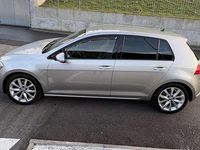 Usata VW Golf VII Highline 110 CV (80 kW) 2016 Argento Berlina
