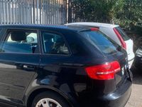 Usata Audi A3 90 CV (66 kW) 2009 Nero Utilitaria
