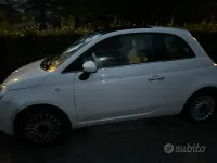 Usata Fiat 500 Lounge 69 CV (50 kW) 2009 Bianco Cabrio