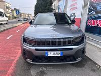 Usata Jeep Avenger Summit 101 CV (74 kW) 2025 Grigio SUV