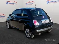 Usata Fiat 500 Lounge 69 CV (50 kW) 2014 Nero Utilitaria
