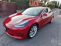Usata Tesla Model 3 Long Range AWD 152 kW (208 CV) 2019 Rosso Berlina