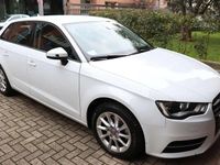 Usata Audi A3 Ambition 110 CV (80 kW) 2015 Bianco Berlina