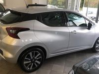 Usata Nissan Micra Acenta 71 CV (52 kW) 2018 Argento Utilitaria