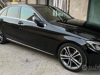 Usata Mercedes C200 184 CV (135 kW) 2018 Nero Berlina