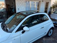 Usata Fiat 500C Lounge 95 CV (69 kW) 2014 Bianco Cabrio