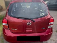 Usata Nissan Micra 98 CV (72 kW) 2011 Rosso Utilitaria