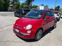 Usata Fiat 500 Lounge 69 CV (50 kW) 2009 Rosso Cabrio