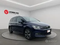 Usata VW Touran Executive 150 CV (110 kW) 2022 Blu Monovolume