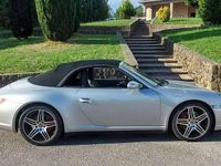 Usata Porsche 997 355 CV (261 kW) 2006 Argento Cabrio