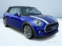 Usata Mini Cooper D Cabriolet Hype 116 CV (85 kW) 2018 Blu Cabrio