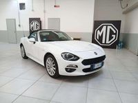 Usata Fiat 124 Spider Lusso 140 CV (102 kW) 2017 Bianco interno beige Cabrio