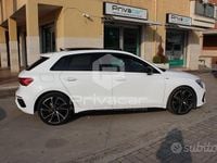 Usata Audi A3 Sportback Design 150 CV (110 kW) 2020 Bianco Utilitaria