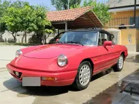 Usata Alfa Romeo Spider 122 CV (89 kW) 1992 Rosso Cabrio