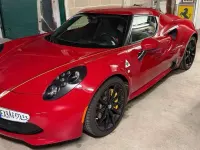 Usata Alfa Romeo 4C 241 CV (177 kW) 2014 Rosso Coupé