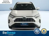 Usata Toyota RAV4 Hybrid 217 CV (159 kW) 2021 Bianco pastello SUV
