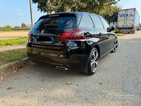 Usata Peugeot 308 GT-line 131 CV (96 kW) 2017 Nero Berlina