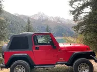 Usata Jeep Wrangler 143 CV (105 kW) 2005 Rosso SUV