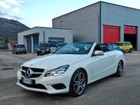 Usata Mercedes E250 Premium 203 CV (149 kW) 2014 Bianco Cabrio