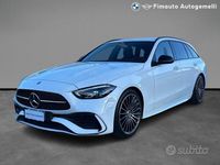 Usata Mercedes C220 Premium Plus 200 CV (147 kW) 2022 Bianco / metallizzato Station wagon