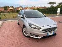 Usata Ford Focus Titanium S 120 CV (88 kW) 2017 Argento Berlina
