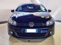 Usata VW Golf Cabriolet 105 CV (77 kW) 2012 Nero Cabrio