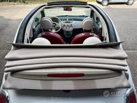 Usata Fiat 500 Lounge 69 CV (50 kW) 2011 Bianco Cabrio