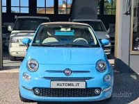 Usata Fiat 500C Lounge 69 CV (50 kW) 2017 Bluazzurro Cabrio