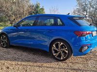 Usata Audi A3 S-Line 116 CV (85 kW) 2022 Blu Berlina