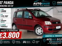 Usata Fiat Panda 60 CV (44 kW) 2006 Rosso Utilitaria