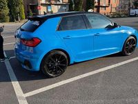 Usata Audi A1 Sportback S-Line 150 CV (110 kW) 2021 Blu/azzurro Utilitaria