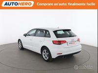Usata Audi A3 110 CV (80 kW) 2017 Bianco Berlina