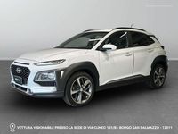 Usata Hyundai Kona Style 136 CV (100 kW) 2019 0q bianco puro SUV