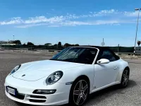 Usata Porsche 997 385 CV (283 kW) 2008 Bianco Cabrio
