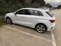 Usata Audi A3 Advanced 116 CV (85 kW) 2021 Bianco Berlina