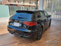 Usado Audi A3 S-Line 150 CV (110 kW) 2018 Negro Berlina