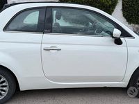 Usata Fiat 500 70 CV (51 kW) 2016 Bianco Cabrio