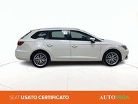 Usata Seat Leon ST Business 131 CV (96 kW) 2020 Bianco pastello Station wagon